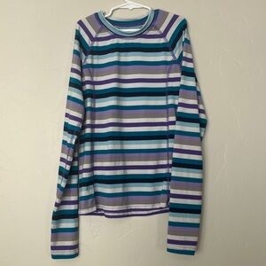 Lands' End Multicolor Striped Top